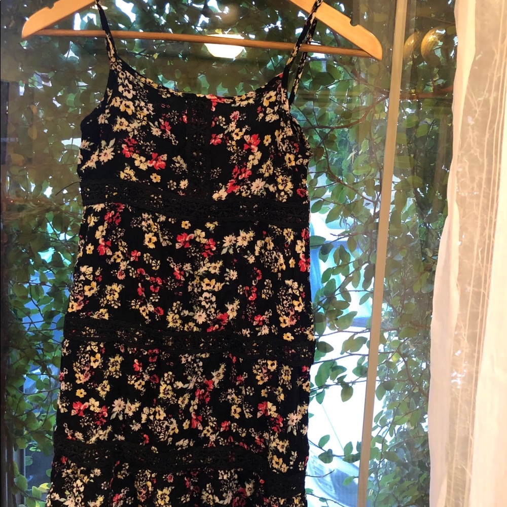 Kids Floral Grunge Dress